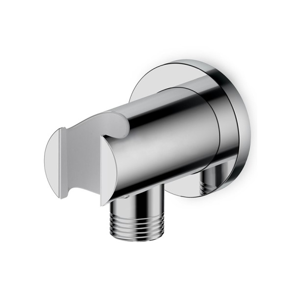 Support douchette mural avec alimentation flexible