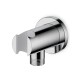 Support douchette mural avec alimentation flexible