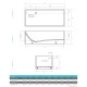 Dimensions de la baignoire