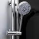 Douchette avec support ajustable en hauteur et inclinaison