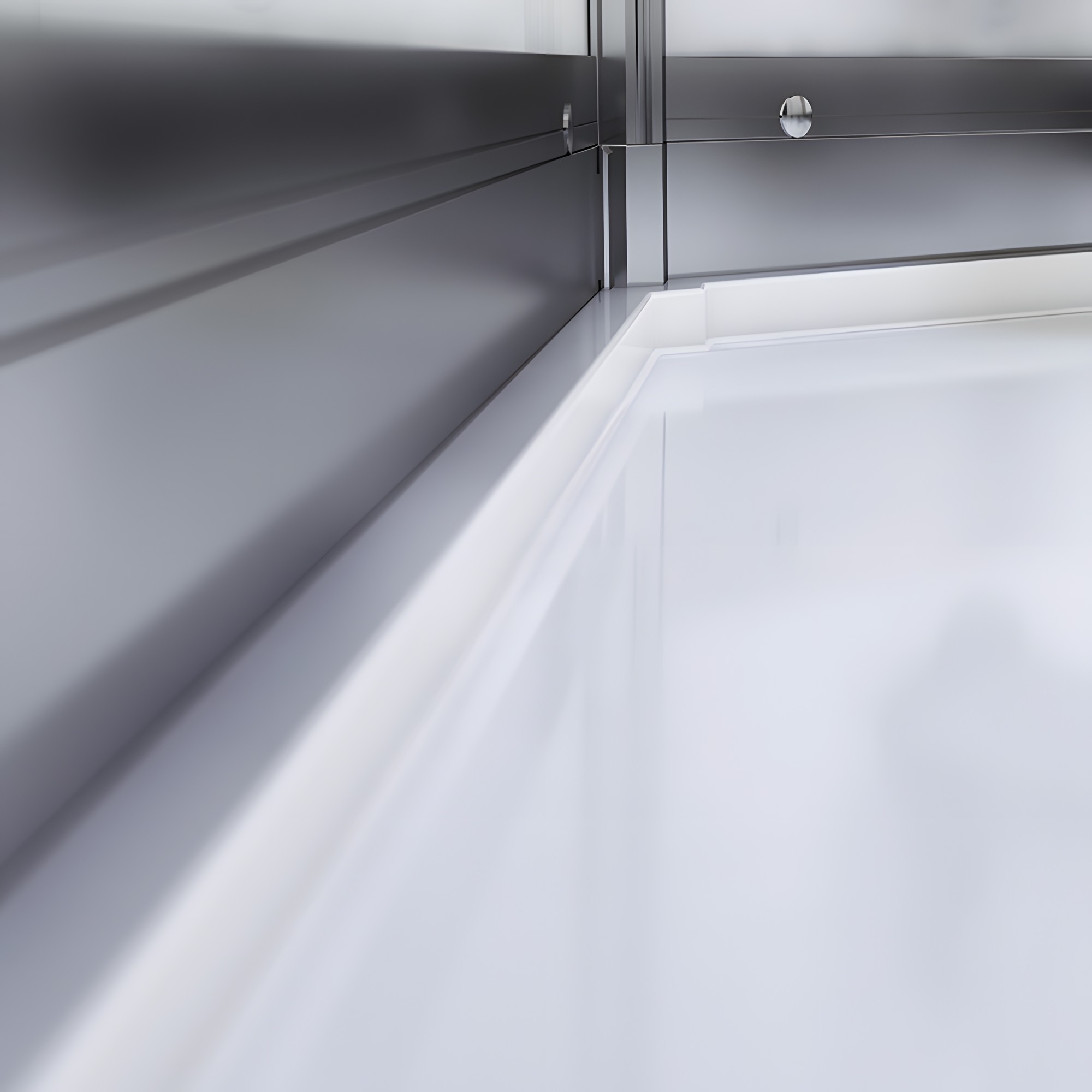 Receveur en composite | Profilés en aluminium mat