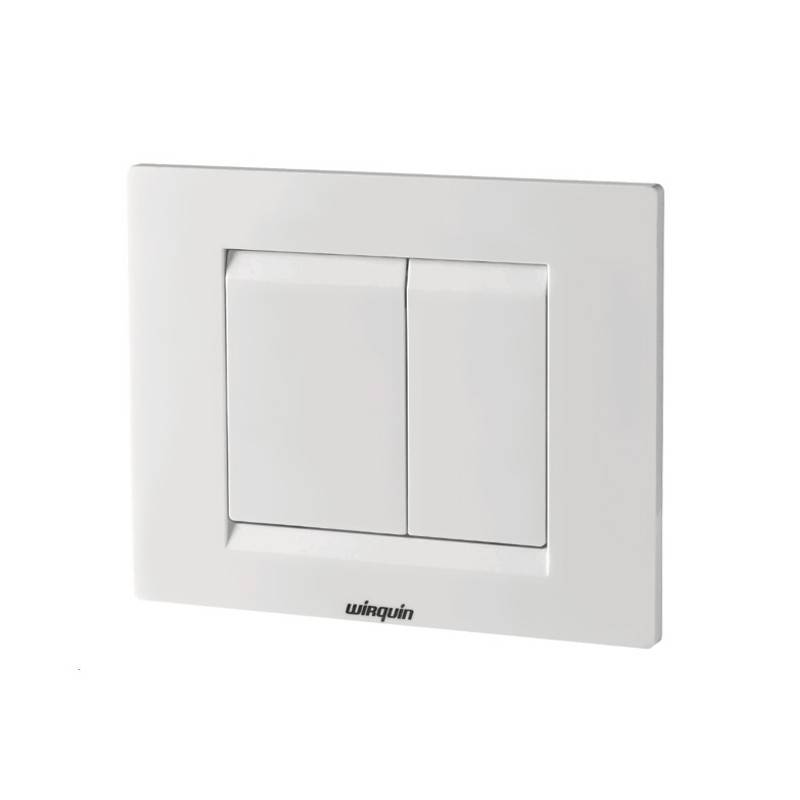 Plaque de commande Essentiel finition Blanc