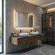 Miroir salle de bain VISIO 160x75 cm avec rétroéclairage LED et prises électriques