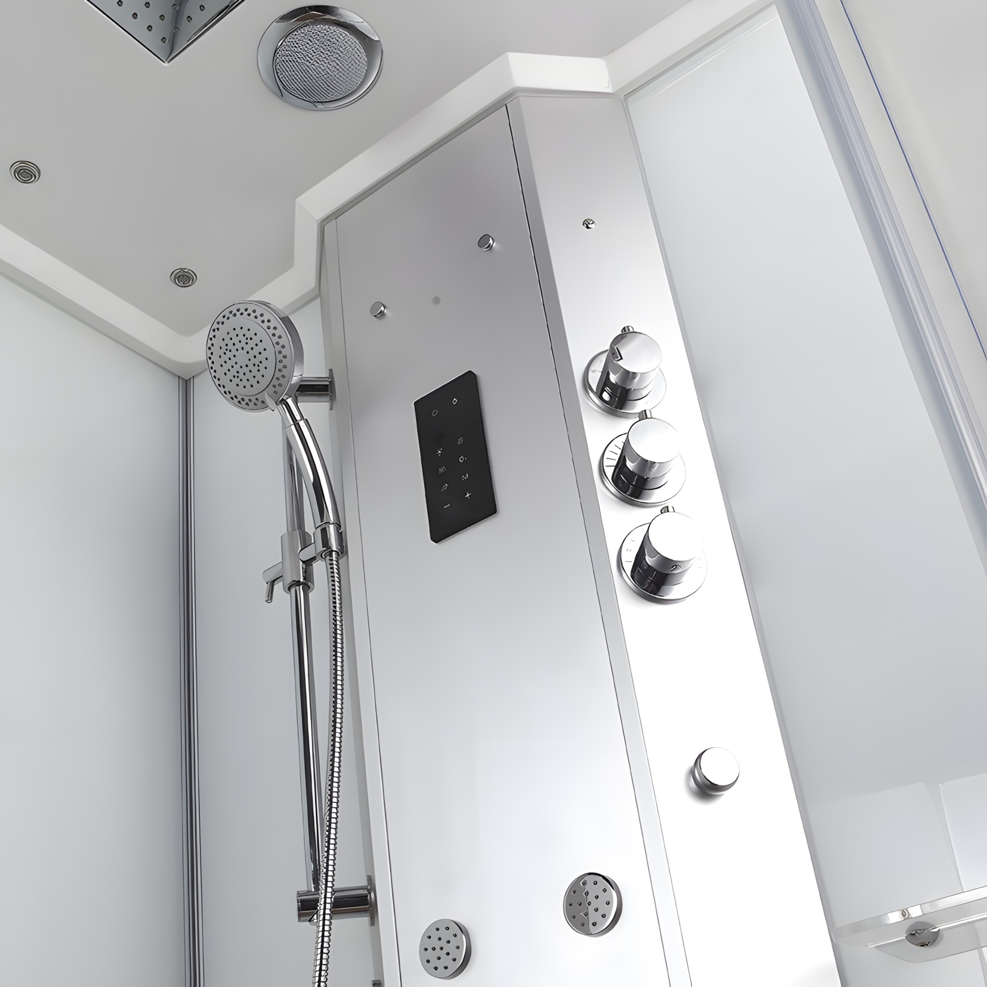 Colonne hydromassante avec technologie Safe Access / robinetterie thermostatique / computer tactile Bluetooth