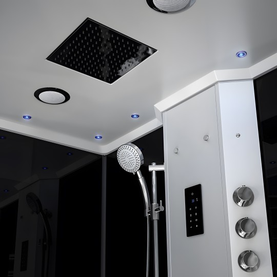 Colonne hydromassante avec technologie Safe Access / robinetterie thermostatique / computer tactile Bluetooth