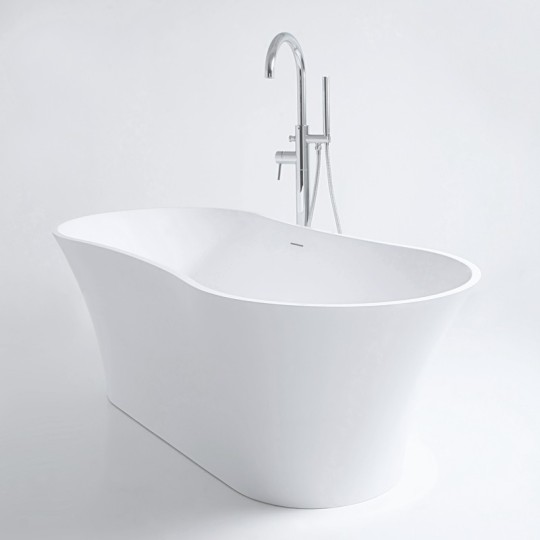 Baignoire ilot FLOWER 163 Solid Surface