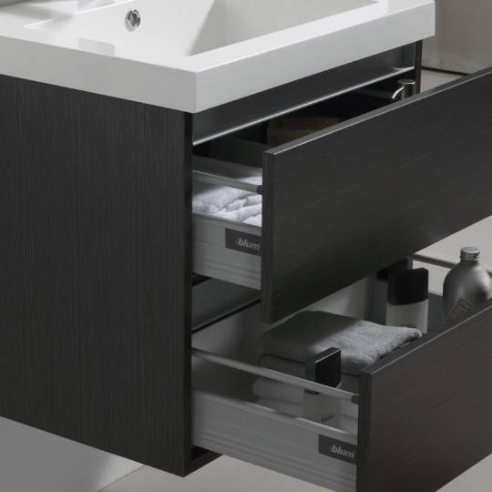 Tiroirs BLUM METABOX avec frein de fermeture et passage de siphon