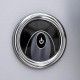 Cabine de douche hydromassage 90x90 SILVER Noir 1/4 de rond