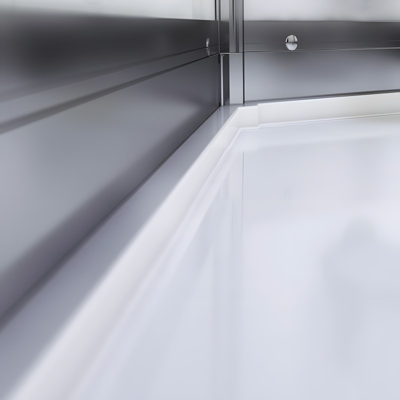 Receveur en composite | Profilés en aluminium mat