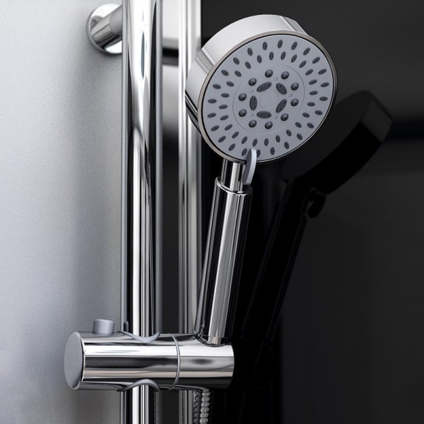Douchette multifonctions avec support ajustable en hauteur et inclinaison