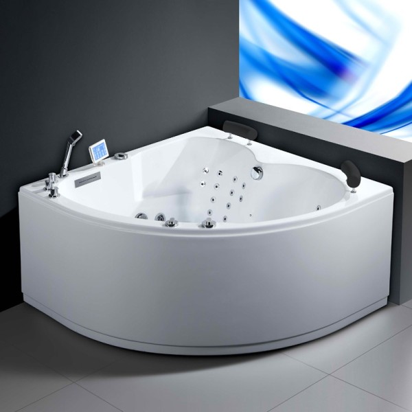 Baignoire balnéothérapie AQUA DROITE IPOWER 140x140 cm