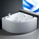 Baignoire balnéothérapie AQUA DROITE IPOWER 140x140 cm