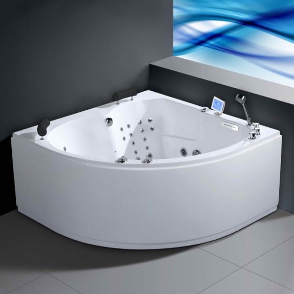 Baignoire balnéothérapie AQUA GAUCHE IPOWER 150x150 cm
