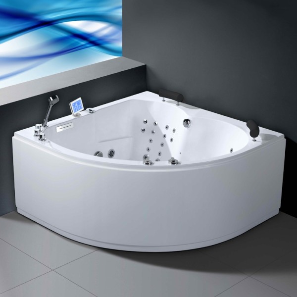 Baignoire balnéothérapie AQUA DROITE IPOWER 150x150 cm