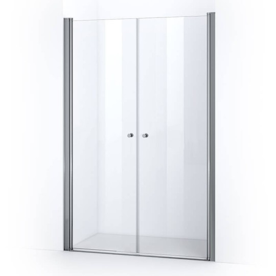 Portes de douche battantes ELBA 135 cm