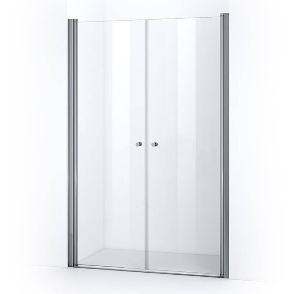 Portes de douche battantes ELBA 135 cm