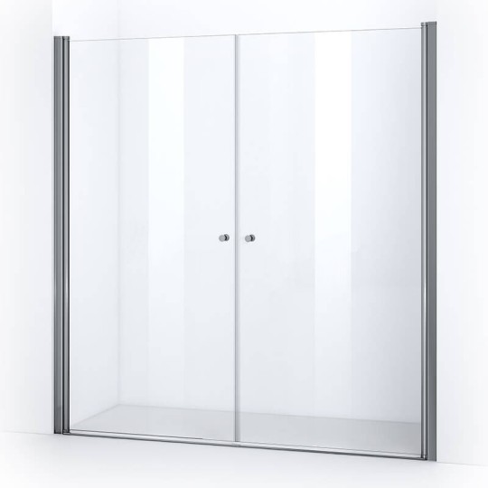 Portes de douche battantes ELBA 195 cm