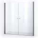 Portes de douche battantes ELBA 195 cm