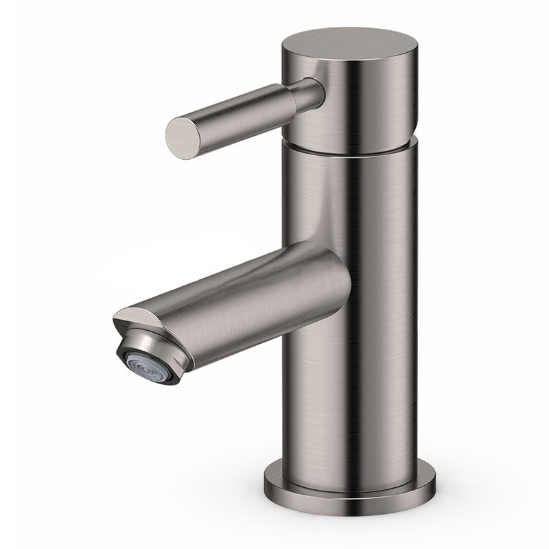 Robinet mitigeur métal brossé pour lavabo Robinet mitigeur métal brossé pour lavabo