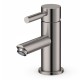 Robinet mitigeur métal brossé pour lavabo