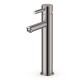 Robinet mitigeur haut métal brossé pour lavabo