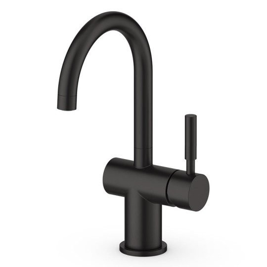 Robinet mitigeur noir mat avec bec mobile pour lavabo