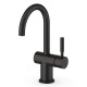 Robinet mitigeur noir mat avec bec mobile pour lavabo