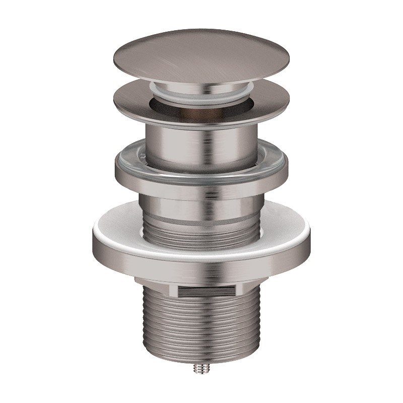 Bonde de vidage clic-clac inox brossé Bonde de vidage clic-clac inox brossé