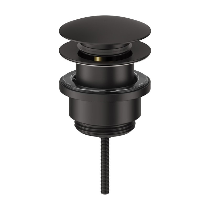 Bonde de vidage POP-UP noir mat Bonde de vidage POP-UP noir mat