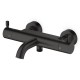 Robinet mitigeur thermostatique bain douche LOOP noir mat