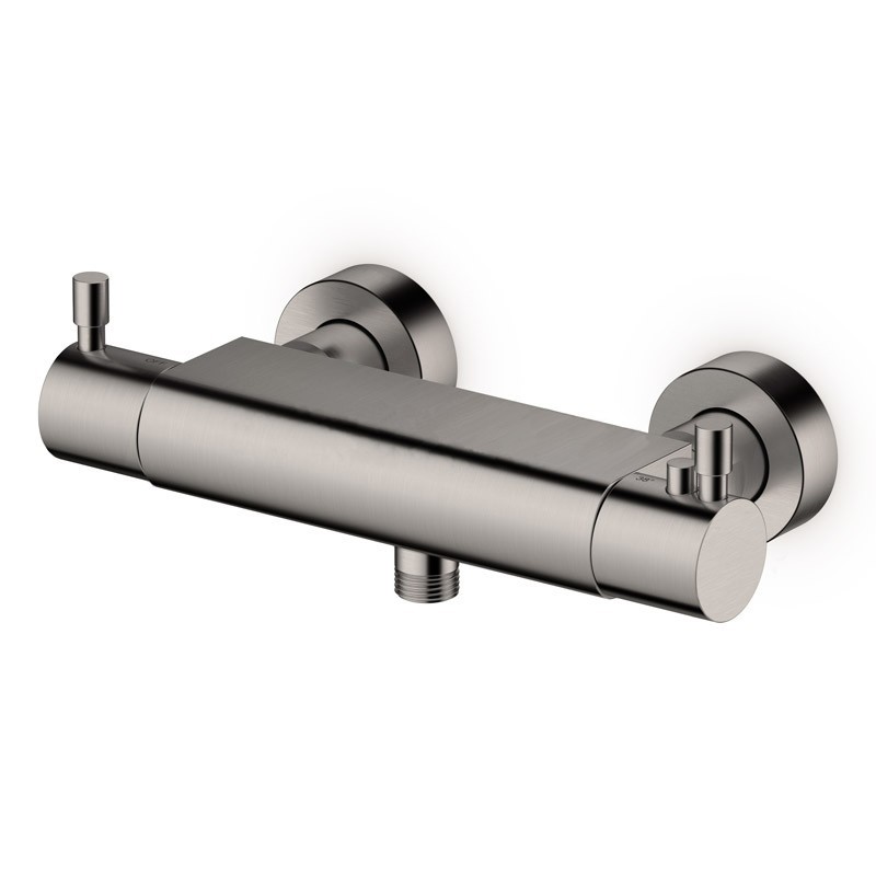 Robinet mitigeur thermostatique mural pour douche avec départ douchette Robinet mitigeur thermostatique mural pour douche avec départ douchette