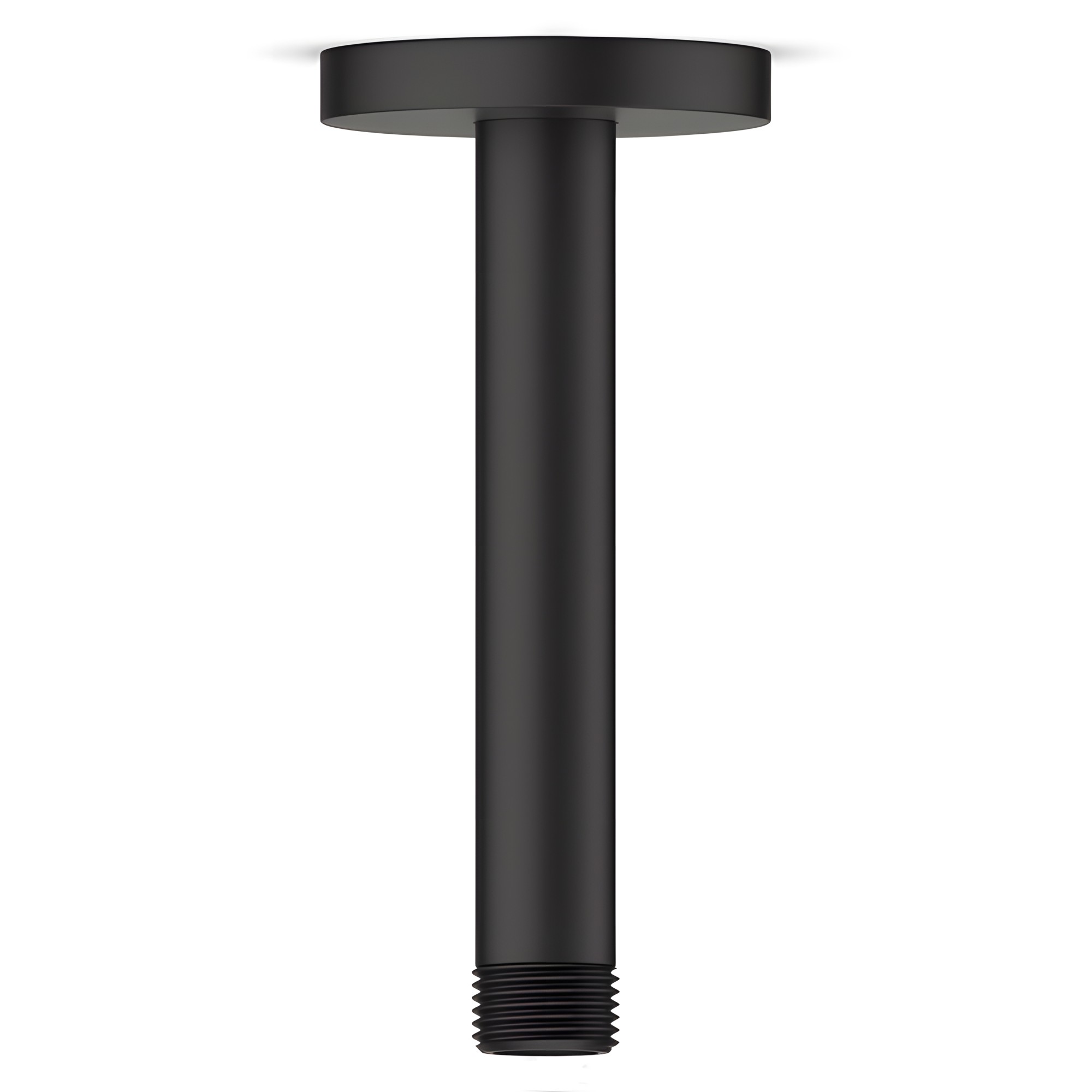 Bras vertical en laiton noir mat pour alimentation douche de tête Bras vertical en laiton noir mat pour alimentation douche de tête