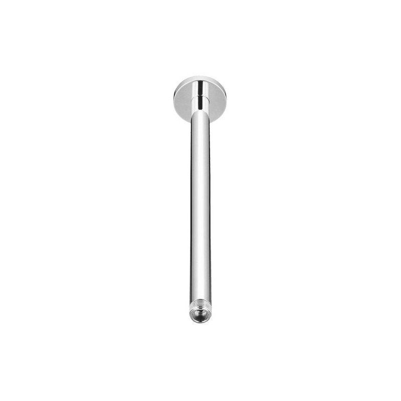 Bras vertical en laiton chromé pour alimentation douche de tête