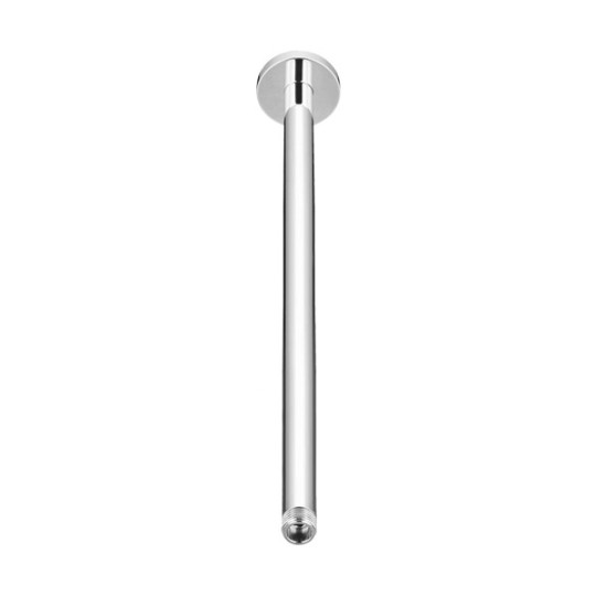 Bras vertical en laiton chromé pour alimentation douche de tête