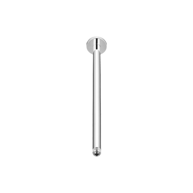 Bras vertical en laiton chromé pour alimentation douche de tête