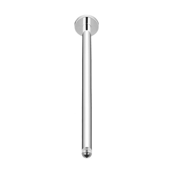 Bras vertical en laiton chromé pour alimentation douche de tête