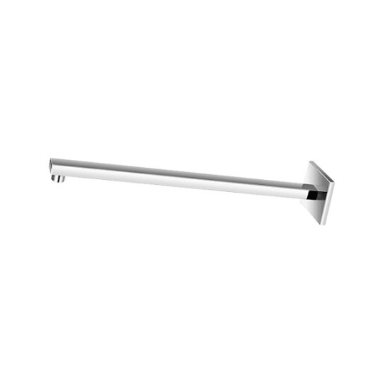 Bras horizontal en laiton chromé pour alimentation douche de tête