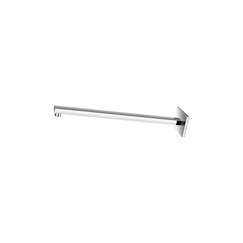 Bras horizontal en laiton chromé pour alimentation douche de tête