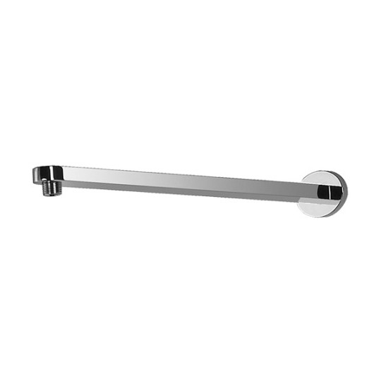 Bras horizontal en laiton chromé pour alimentation douche de tête