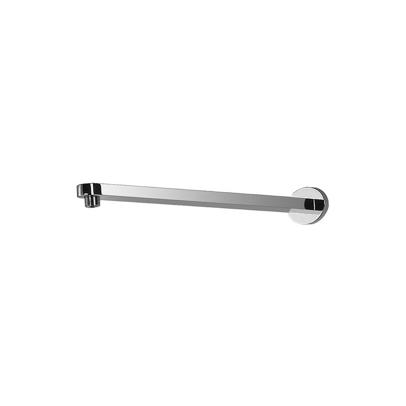 Bras horizontal en laiton chromé pour alimentation douche de tête