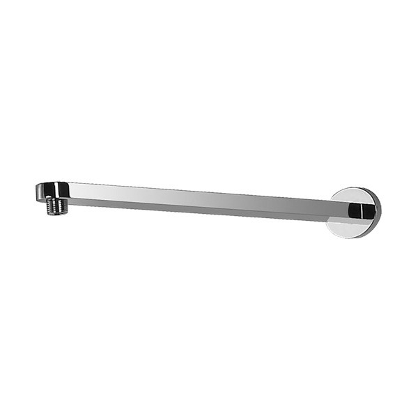 Bras horizontal en laiton chromé pour alimentation douche de tête