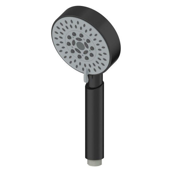 Pommeau Douche Noir Ronde Autonettoyant Douchette à Main 3 Modes  Universelle Pommeau de Douche en Plastique ABS Pomme de Douche avec 150cm  Flexible de Douche, Triomphe ABS Support de Douche