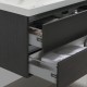 Tiroirs BLUM METABOX avec frein de fermeture et passage de siphon