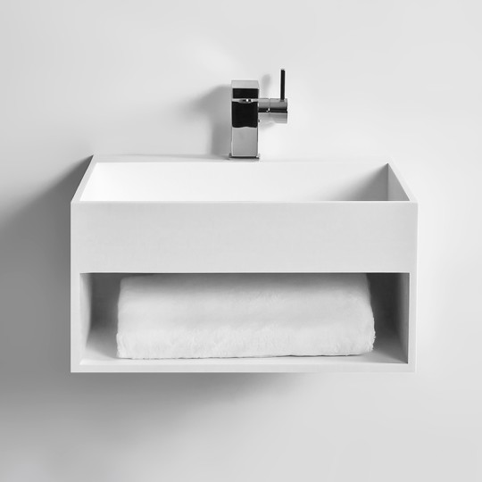Vasque KUBE 50 en Solid Surface