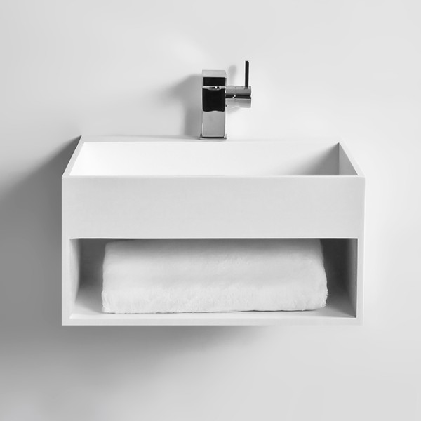 Vasque KUBE 50 en Solid Surface