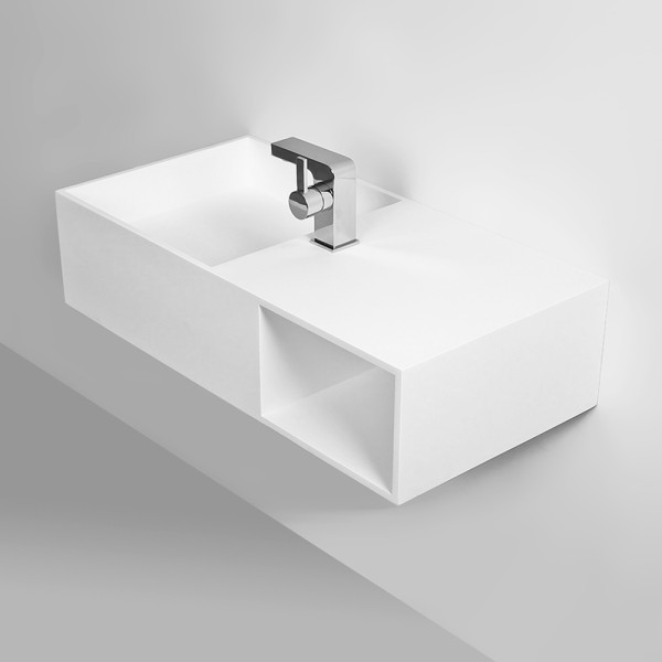 Vasque KUBE 80 en Solid Surface