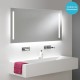 Miroir salle de bain VISIO 50x75 cm avec rétroéclairage LED et prises électriques
