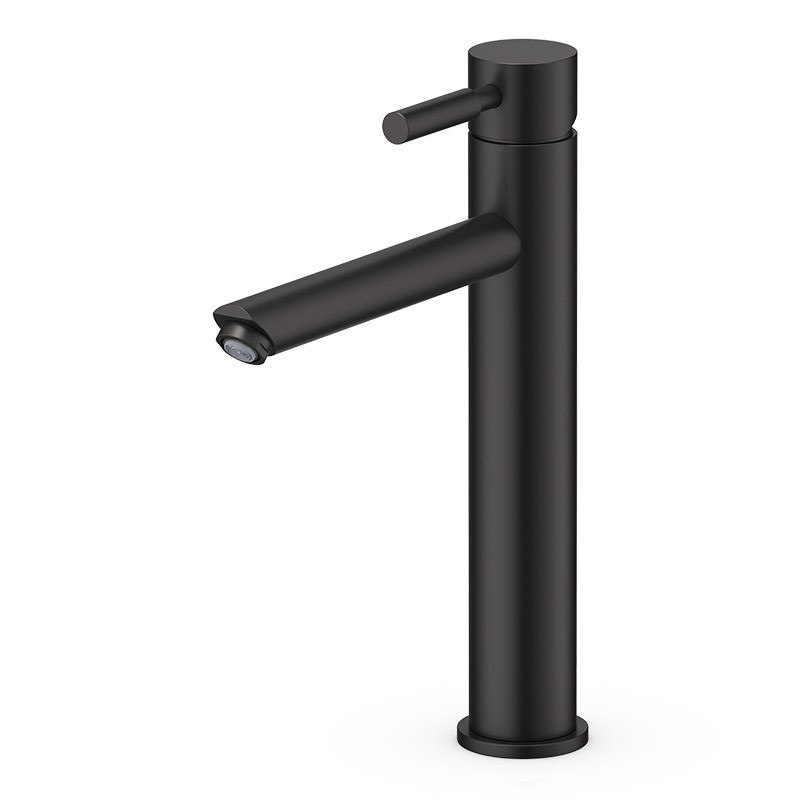 Robinet mitigeur haut noir mat pour lavabo Robinet mitigeur haut noir mat pour lavabo