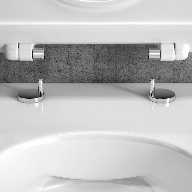 Charnières inox declipsables pour faciliter l'entretien