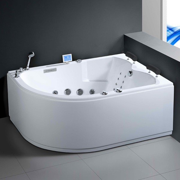 Baignoire balnéo d'angle 170x120 cm SIRIUS DROITE IPOWER